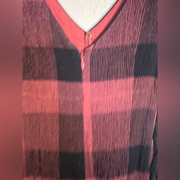 Anthro Ett:twa Plaid Check Wide-leg Jumpsuit - Picture 7 of 9